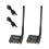 2X 2.4G Wireless Audio Adapter Extensor Wireless Audio Transmitter and Receiver 50M Lan Audio Extender Splitter RX/TX 2