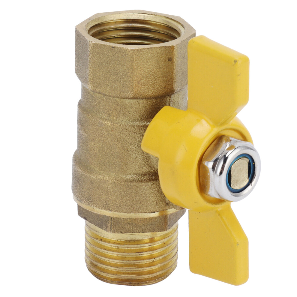 Premium G1/2 Male Thread Ball Valve Fuel Gas Heavy Duty Pneumatics Fitting 7891390896211