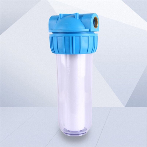Household Water Purifier Pre-Filter Bottle 1/2in Copper Thread Interface Transparent Filter Bottle Pipeline 1/2in 1