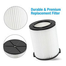 5X Standard Wet/Dry Vac HEPA Filter Replacement Washable for Ridgid VF4000 Vac 5-20 Gallons Vacuum Cleaner Filter