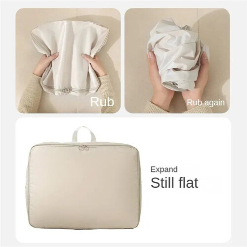 4PCS/Set Compression Packing Clothes Down Jacket Cotton Quilt Storage Foldable Large Capacity Expansion Organizer Bag 1