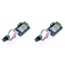 2X 20A PWM -Motortoerentalregelaar 12-24V Verstelbare Motorregelaar Temperatuurregeling Dimschakelaar