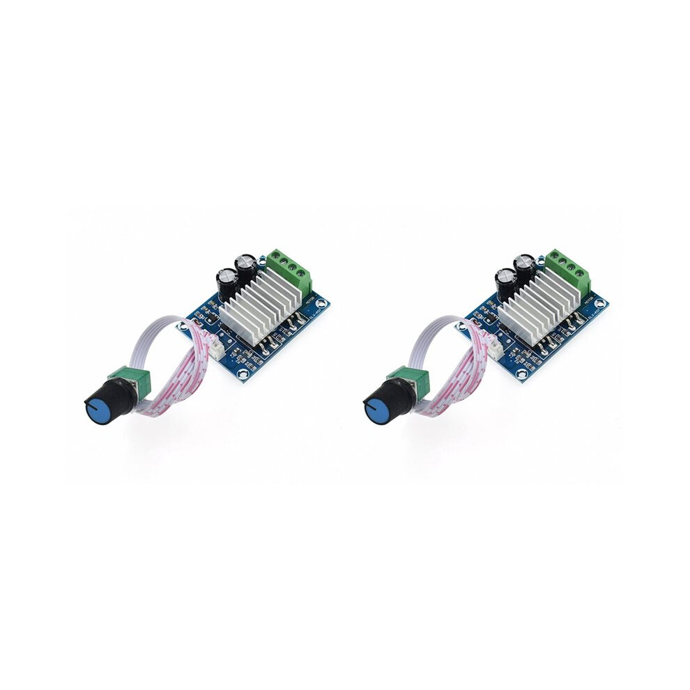 2X 20A Pwm Motor Speed Controller 12-24V Adjustable Motor Governor Temperature Regulating Dimming 6031034960774