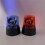 2Pcs Rotating Strobe Light, 360 Degree Rotating Light, Disco Bar Party Decorative Light Red 10