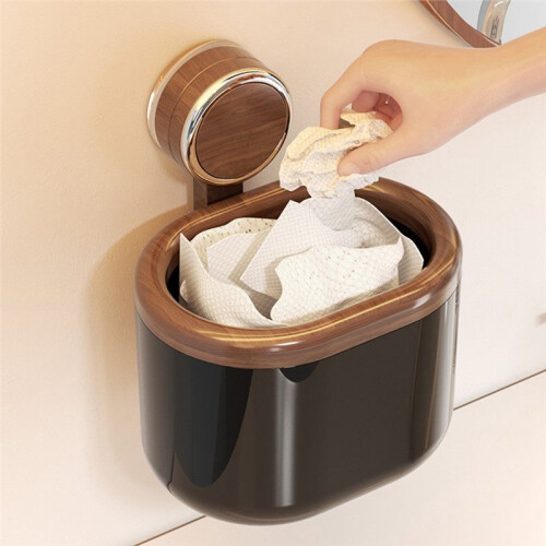 Wall Mounted Bathroom Storage Rack Large Capacity Space Saving Toilet Hanging Organizer Suction Cup Storage Box 1