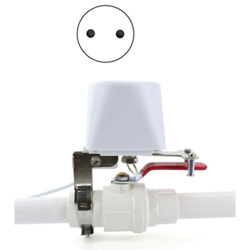 Valvola A Sfera Tuya WiFi per Acqua, Gas Zigbee, Timer, Controller per Rubinetto da Giardino, Supporto per Alexa  EU 1