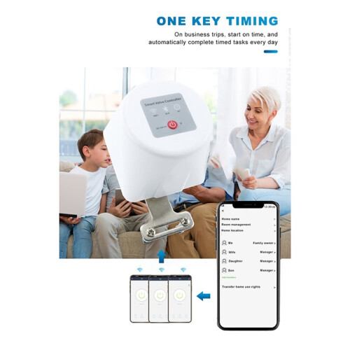 Valvola A Sfera Tuya WiFi per Acqua, Gas Zigbee, Timer, Controller per Rubinetto da Giardino, Supporto per Alexa  EU 2