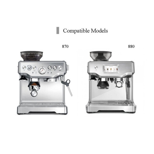 Silicone Coffee Machine Mat for  870/880 - Holds Portafilter & Dosing Tool, Dust-Proof Coating