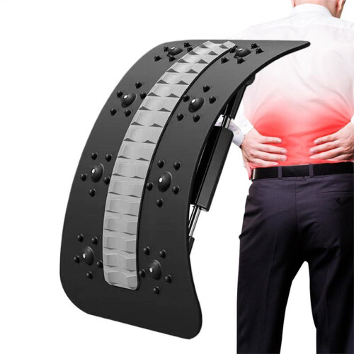 Back Stretcher Adjustable Back Stretcher Massager Waist Support Relieving Board Back Support for Workout Recovery 1