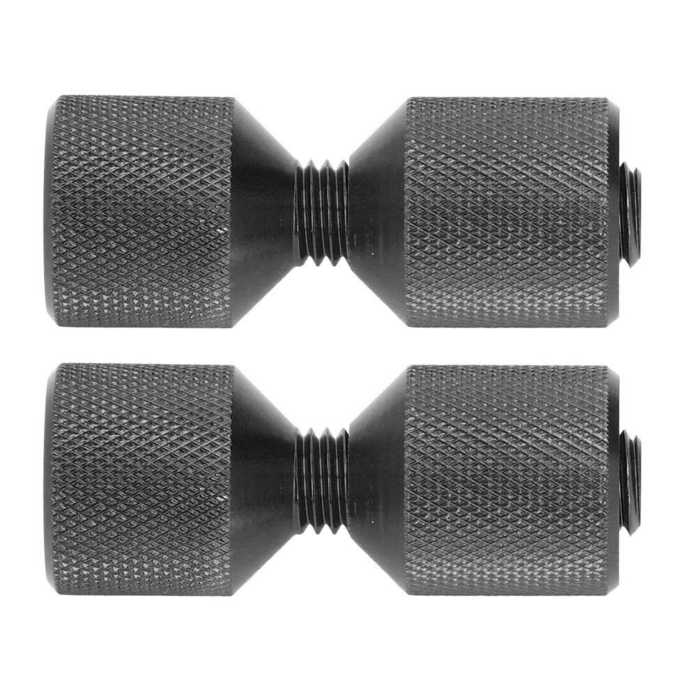 2Pcs Black Anodized Aluminum Flange Pins 1Â1/8In For 0.5 To 14In Flange Sizes 9391390897051