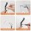 10pcs Coat Hook for Hanging Stainless Wall Hooks for Towel, Hat, Backpack, Key Wall Mounted Coat Hanger 5