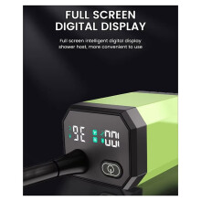 Camping Shower Pump RV Outdoor Shower Kit Camp Shower Screen Intelligent Digital Display Adjustable 6000mAh Shower Kit