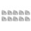 LED Solar Garden Lights Waterproof 6 Pack Easy Mount Warm White 2