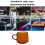 Clear Glass Coffee Mug 350ml with Handle 1