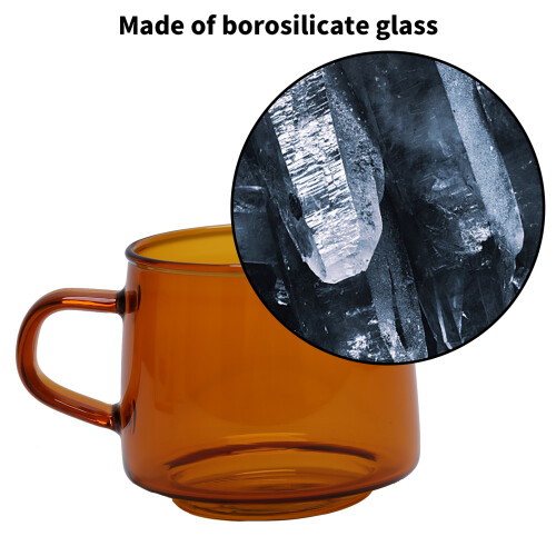 350ml Heat-Resistant Glass Coffee Cup
