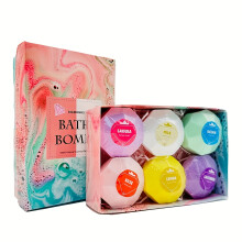Bombes de bain en forme de pierres précieuses 6 sortes SAKURA lait océan ROSE citron lavande bain moussant sels de douch