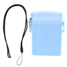 Étui à cigarettes portable avec système de détection de fuites, étui transparent étanche, grande capacité, design compact et léger (lot de 3)