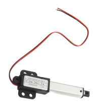 Mini 50mm 12V DC Linear Actuator, 70N, Low Noise, Aluminum