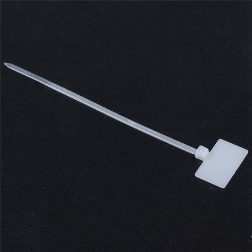 200Pcs Nylon Cable Tie Label Self-Locking Network Zipper Trim Wrap Ring  Label 1
