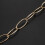 3pezzi 1M Catena Resistente per Lampada A Sospensione Vintage Lampadario, Oro Francese 5