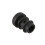 48 Pcs Plastic 12mm Pipe End Blanking Caps Bung Tube Insert Plug Round Black 8