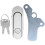 HOMEMAXS File Cabinet Lock Replacement Tool Box Security Lock Cabinet Safety Lock Display Case Lock 4