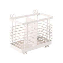 (White, Large) Detachable Hanging Chopstick Holder for Kitchen Utensils
