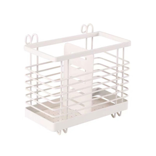 (White, Large) Detachable Hanging Chopstick Holder for Kitchen Utensils