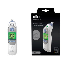 Braun ThermoScan 7 Ear thermometer | Age Precision Technology | Colour|coded Digital