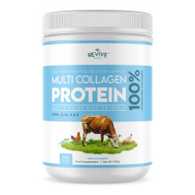 Multi Collagen Protein Powder 400g - Types I, II, III, V & X - Hydrolyzed Grass