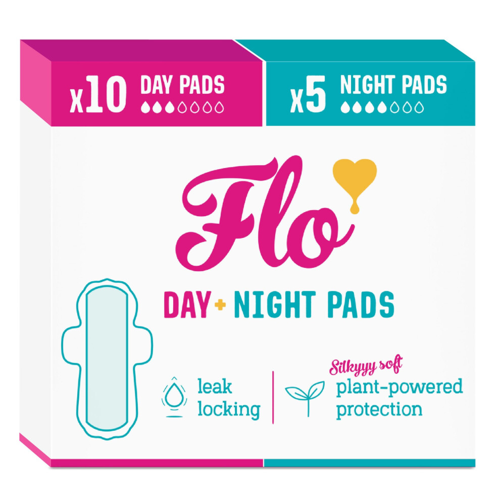 Flo Bamboo Period Pads Â Super Absorbent Breathable Silky Soft Sanitary Towels