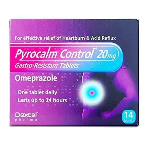 Pyrocalm Control Gastro|Resistant Tablets 20mg 14 Tablets Pack of 1