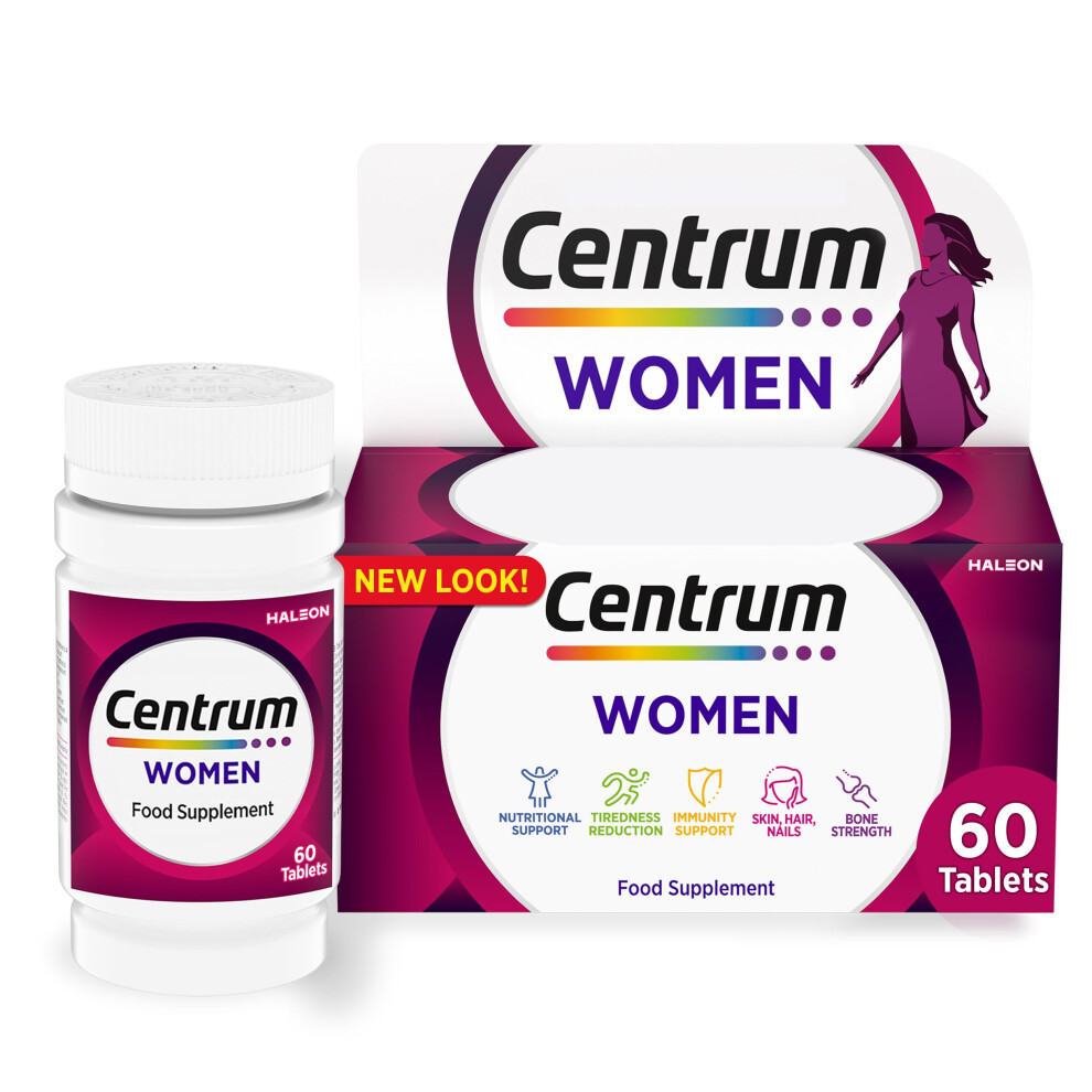 Centrum Women Multivitamin & Mineral Tablets, Vitamins For Women, With Vitamin D
