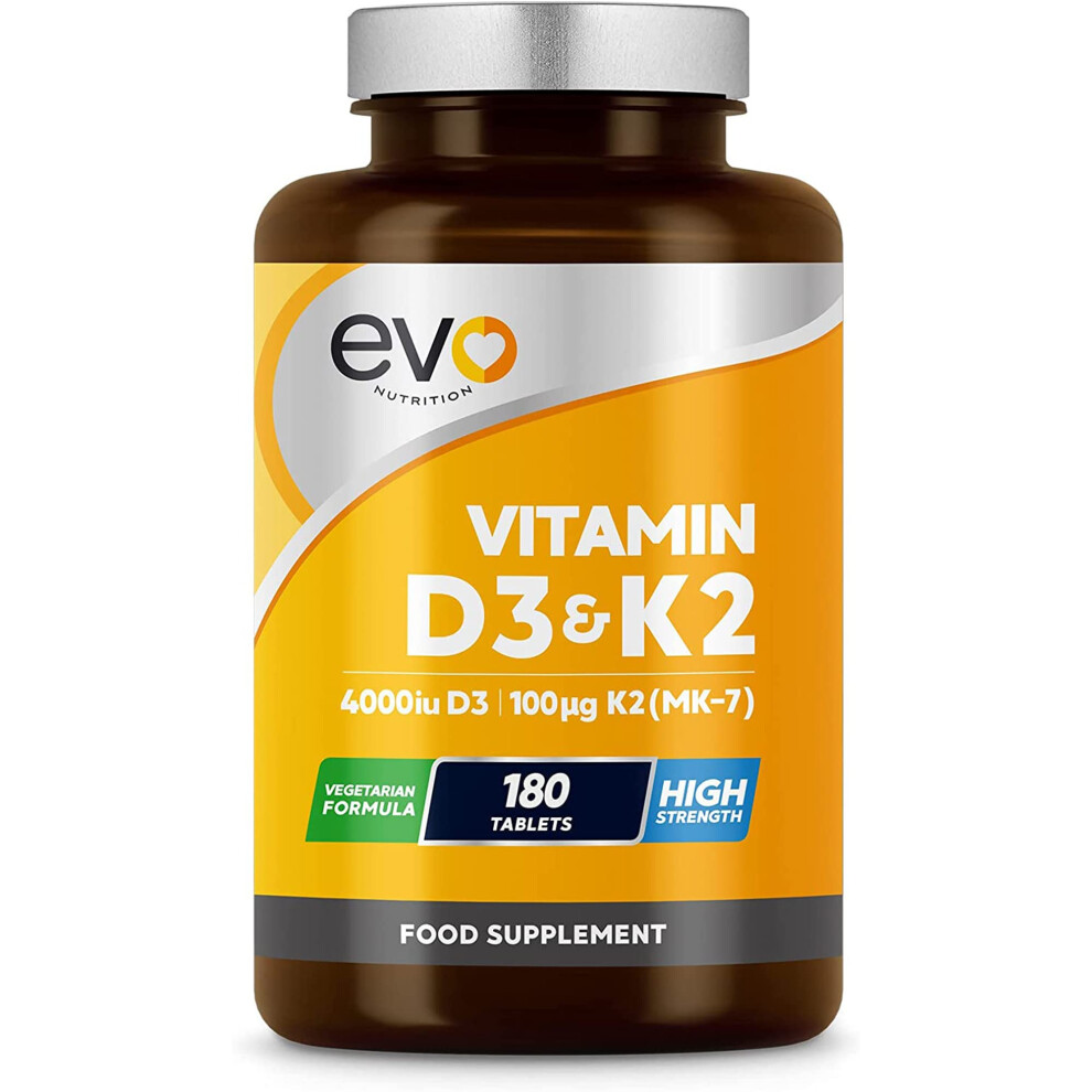 Photos - Vitamins & Minerals Vitamin D3 4000iu & Vitamin K2 100ug |180 D K Vegetarian Tablets | 1-A-Day(MK7)