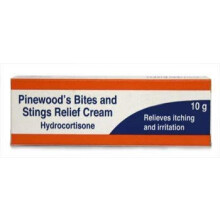 Pinewood's Bite & Stings Relief Cream - Hydrocortisone 1% w/w (2 x 10g Tube)