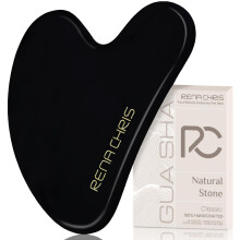 Rena Chris Gua Sha Facial Tools Natural Obsidian Gua Sha Stone Face
