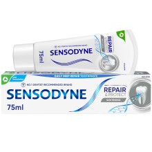 Sensodyne Toothpaste Repair and Protect, Teeth Whitening Toothpaste for Sensitiv