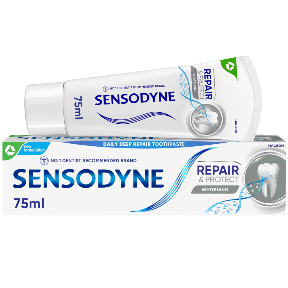 Sensodyne Toothpaste Repair And Protect Teeth Whitening Toothpaste For Sensitive Teeth 75Ml