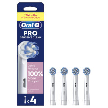 Oral|B Pro Sensitive Clean Electric Toothbrush Head X|Shaped & Extra Soft Bristles