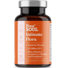 Intimate Flora for Women | 20 Billion CFU Fortified with 15000mg Cranberry