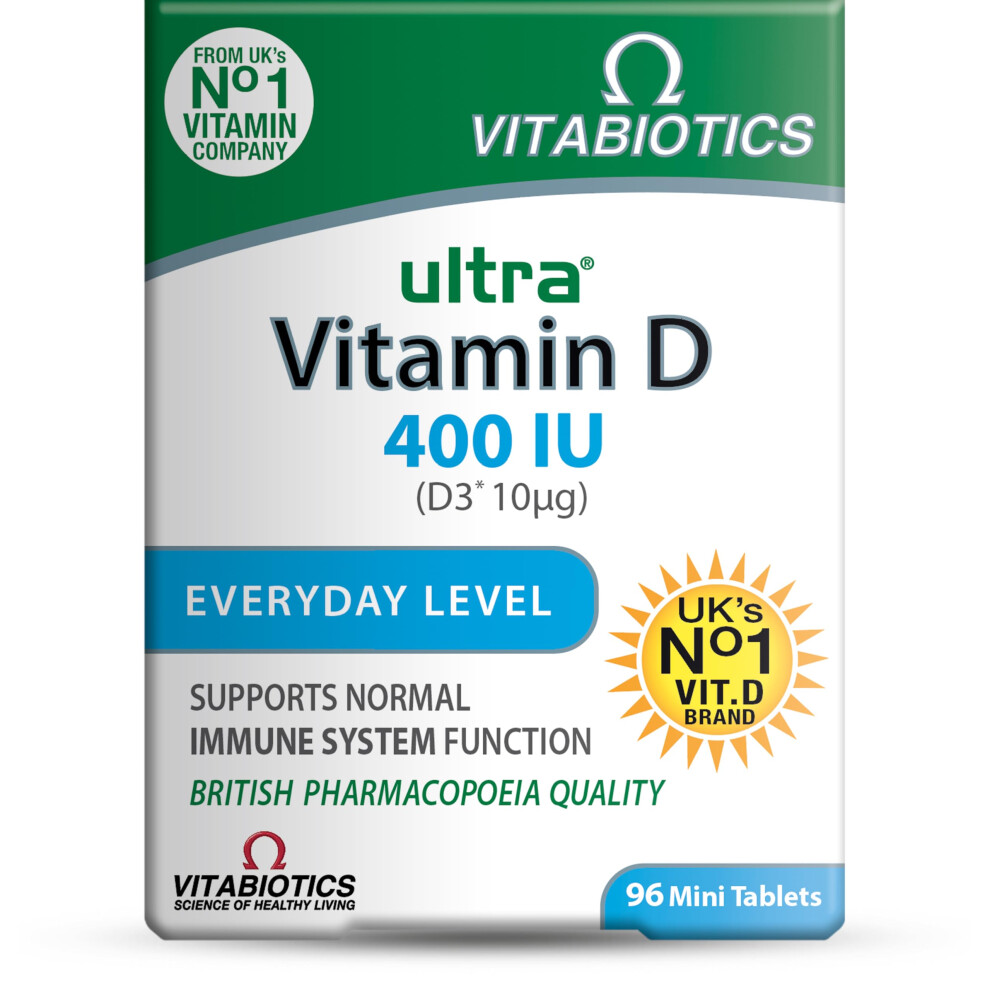 Vitabiotics Ultra Vitamin D Tablets 400Iu