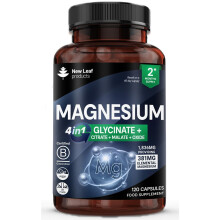 Magnesium Glycinate 4|in|1 Complex 2000mg | High Strength Magnesium Supplements | BisglycinateCitrate