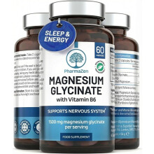 Magnesium Glycinate High Strength 1500mg - High Absorption, Easy to Digest