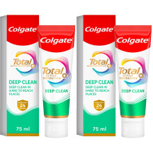 Colgate Total Active Prevention + Deep Clean Toothpaste 75ml 3X More Effective