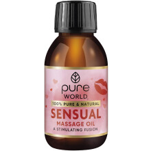 Pure World 100ml Sensual Massage Oil. Indulge Your Senses with Sensual Luxurious
