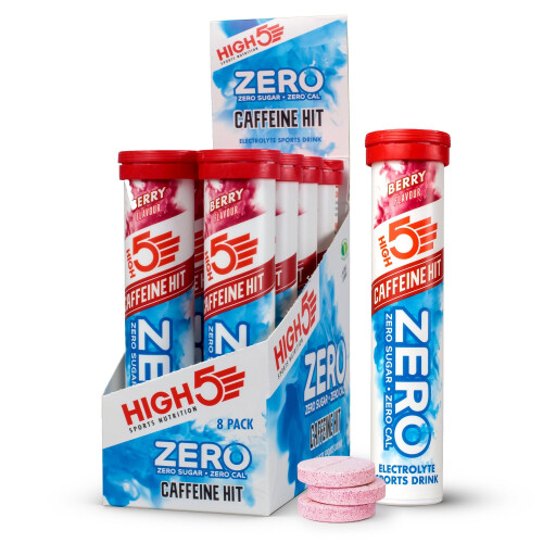 HIGH5 ZERO Caffeine Hit ElectrolyteTablet | Hydration Tablets Enhanced with Vitamin C