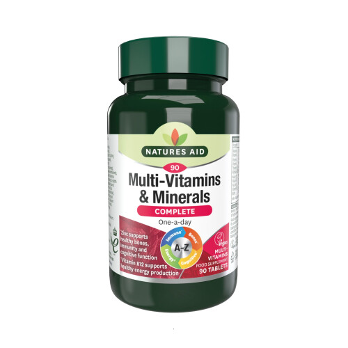 Natures Aid Natures Aid Multivitamins & Minerals Vitamin Supplement – 90 Tablets