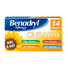 Benadryl Allergy One A Day 10 Mg Tablets | Effective and Long|Lasting
