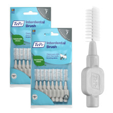 TePe Interdental Brush Original Grey 1.3 mm/ISO 7 8pcs Plaque Removal efficient