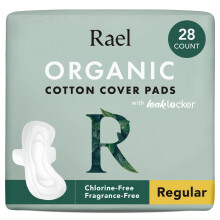 Rael Organic Cotton Cover Sanitary Towels | Regular Absorbency Ultra Thin Period